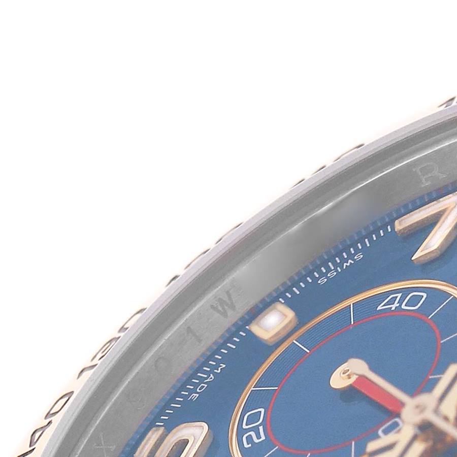 Rolex Daytona Steel Yellow Gold Blue Racing Dial Mens Watch