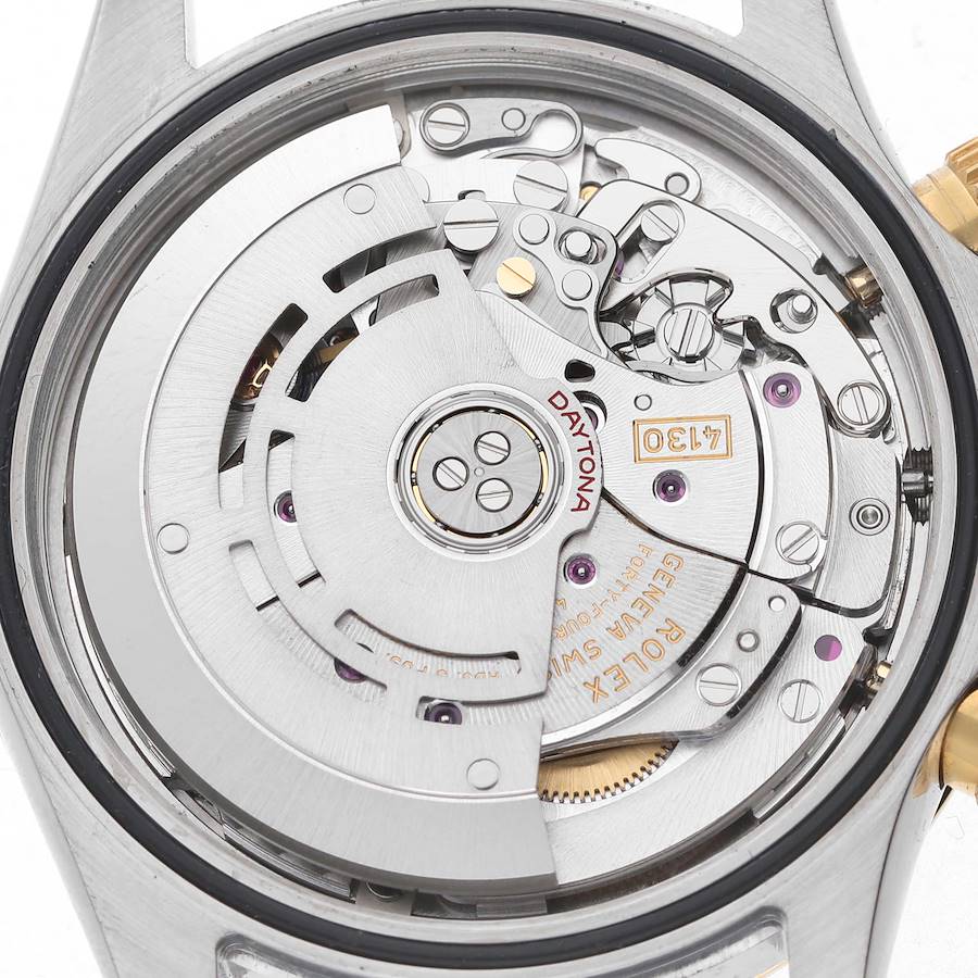 Rolex Daytona Steel Yellow Gold Blue Racing Dial Mens Watch