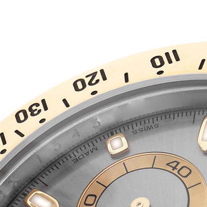 Rolex Daytona Steel Yellow Gold Silver Dial Mens Watch