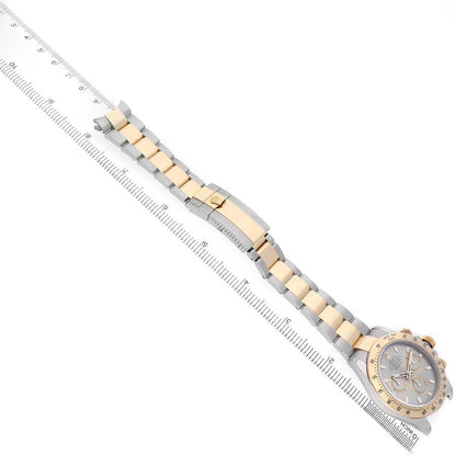 Rolex Daytona Steel Yellow Gold Silver Dial Mens Watch