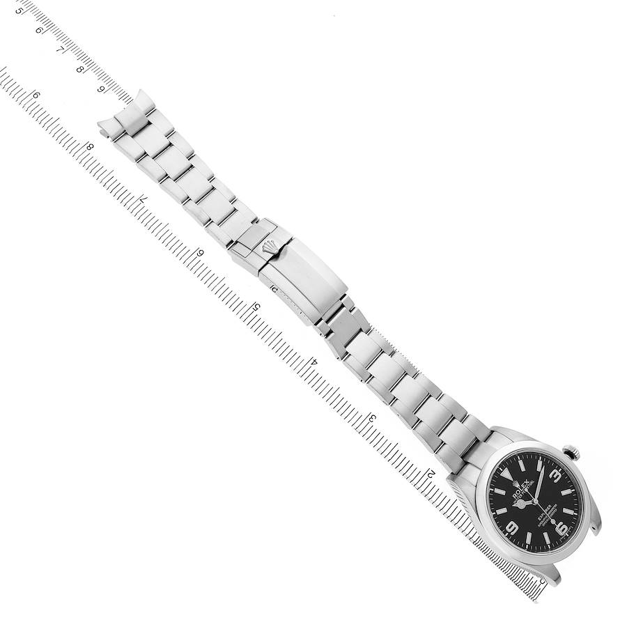 Rolex Explorer I 39 Steel Black Dial Mens Watch
