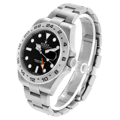 Rolex Explorer II 42 Steel Black Dial Mens Watch