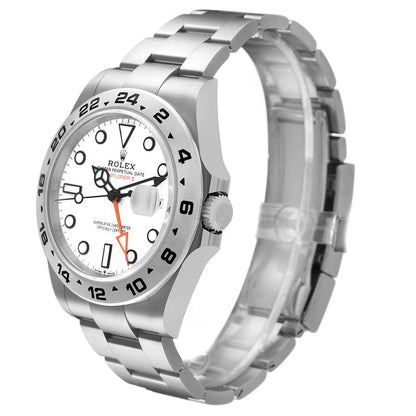 Rolex Explorer II 42 Steel Polar White Dial Mens Watch