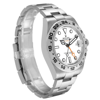 Rolex Explorer II 42 Steel Polar White Dial Mens Watch