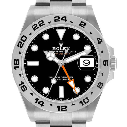 Rolex Explorer II 42mm Black Dial Steel Mens Watch