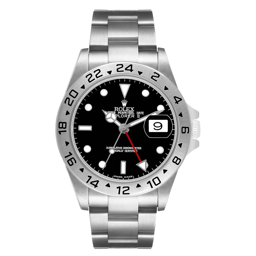 Rolex Explorer II Steel Black Dial Mens Watch