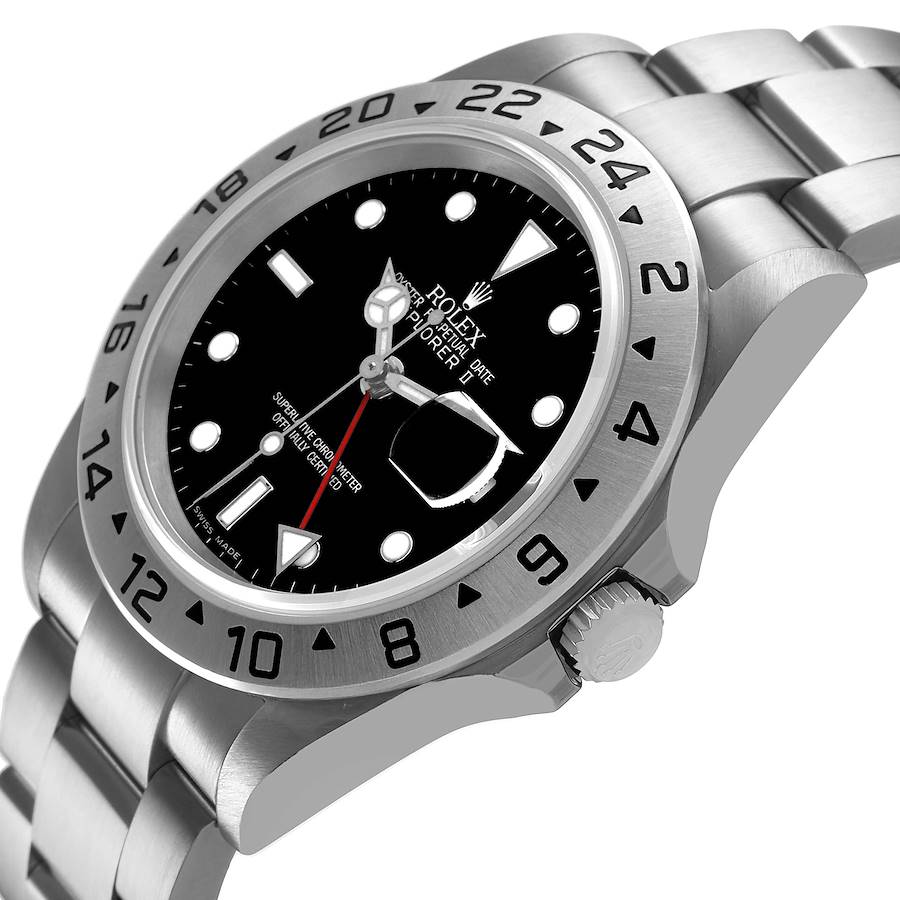 Rolex Explorer II Steel Black Dial Mens Watch