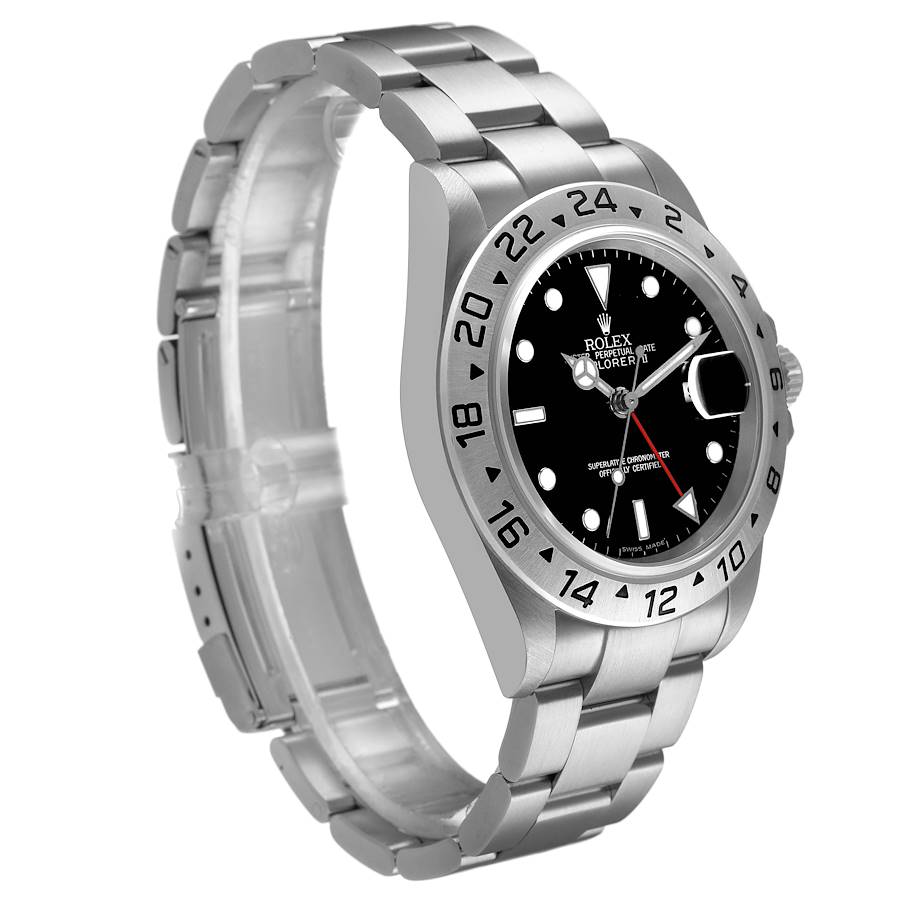 Rolex Explorer II Steel Black Dial Mens Watch