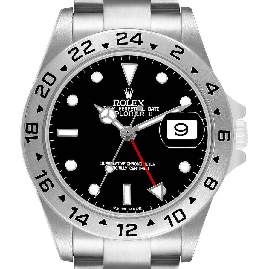 Rolex Explorer II Steel Black Dial Mens Watch