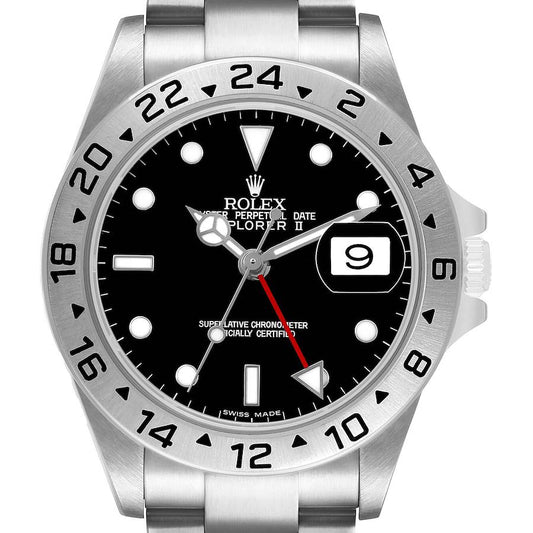 Rolex Explorer II Steel Black Dial Mens Watch