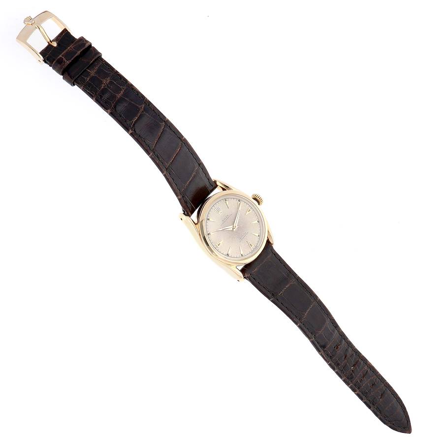 Rolex Oyster Perpetual 34 Super Oyster Yellow Gold Vintage Mens Watch