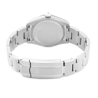 Rolex Oyster Perpetual Midsize 31 Black Dial Steel Ladies Watch