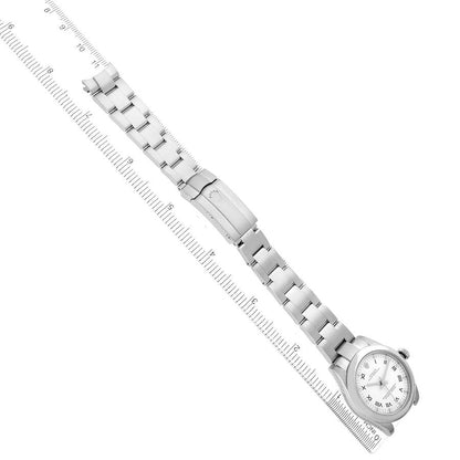Rolex Oyster Perpetual Midsize 31 Steel White Dial Ladies Watch