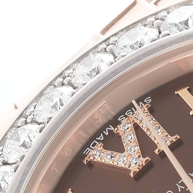 Rolex Pearlmaster 34 Rose Gold Diamond Ladies Watch