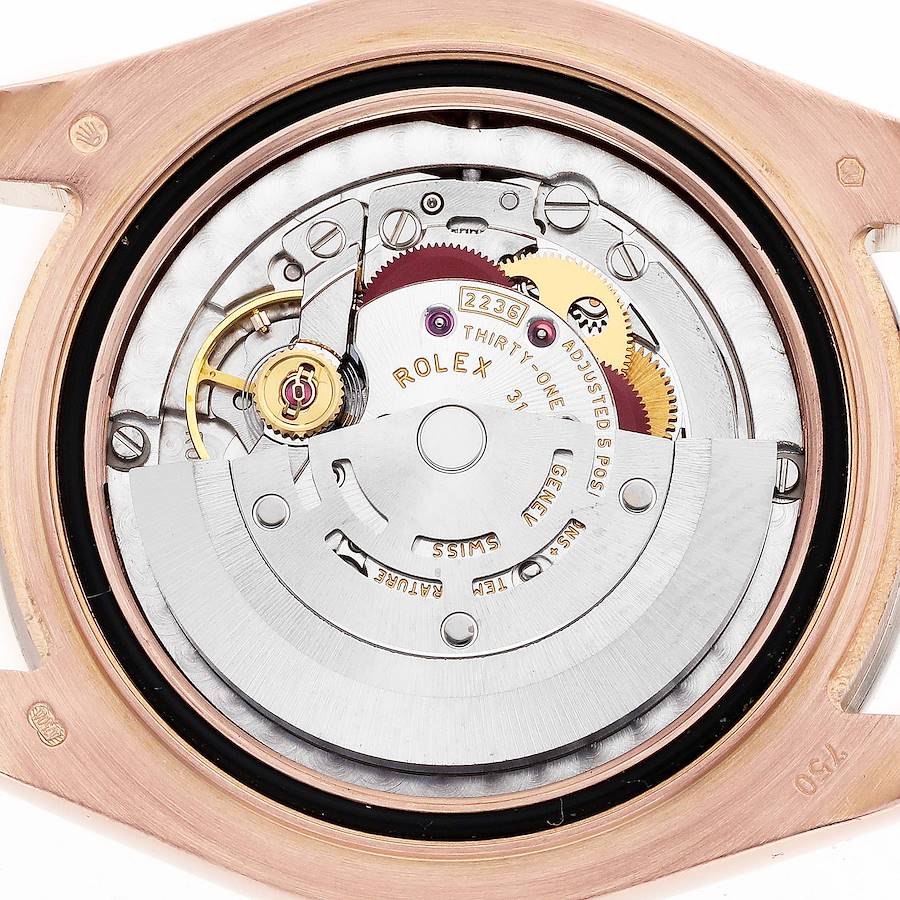 Rolex Pearlmaster 34 Rose Gold Diamond Ladies Watch