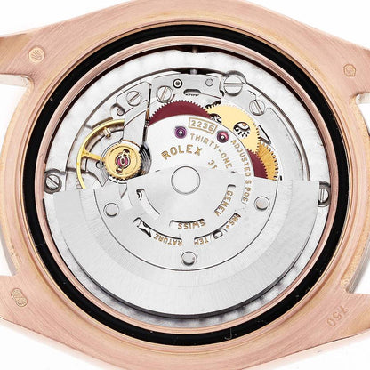 Rolex Pearlmaster 34 Rose Gold Diamond Ladies Watch