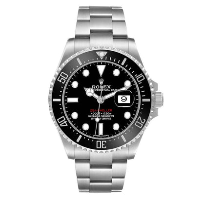 Rolex Seadweller 43 50th Anniversary Steel Black Dial Mens Watch 126600 Box Card