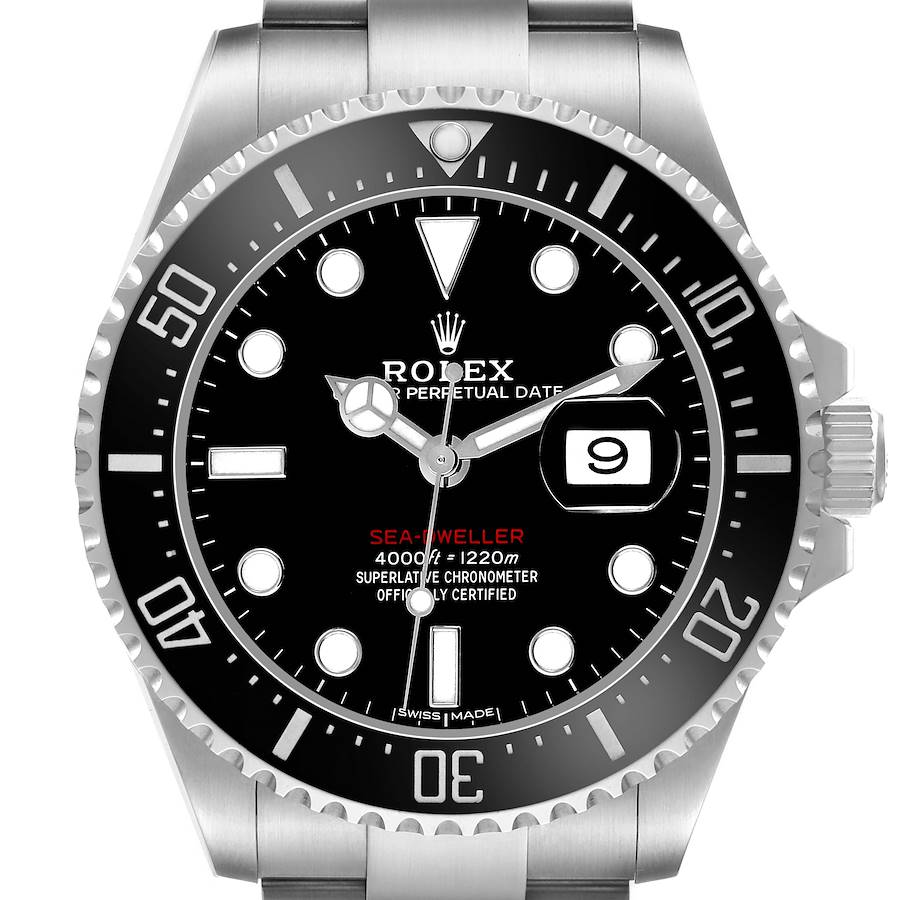 Rolex Seadweller 43 50th Anniversary Steel Black Dial Mens Watch 126600 Box Card