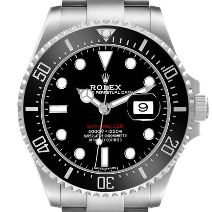 Rolex Seadweller 43 50th Anniversary Steel Black Dial Mens Watch 126600 Box Card