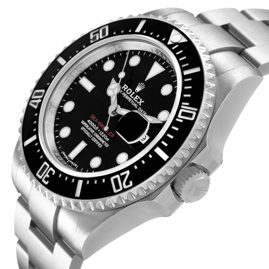 Rolex Seadweller 43 50th Anniversary Steel Black Dial Mens Watch 126600 Box Card