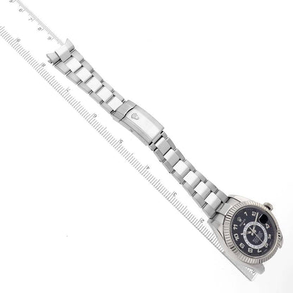 Rolex Sky-Dweller White Gold Black Dial Mens Watch