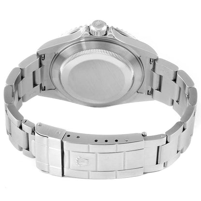 Rolex Submariner Kermit Green Bezel Flat 4 Steel Mens Watch