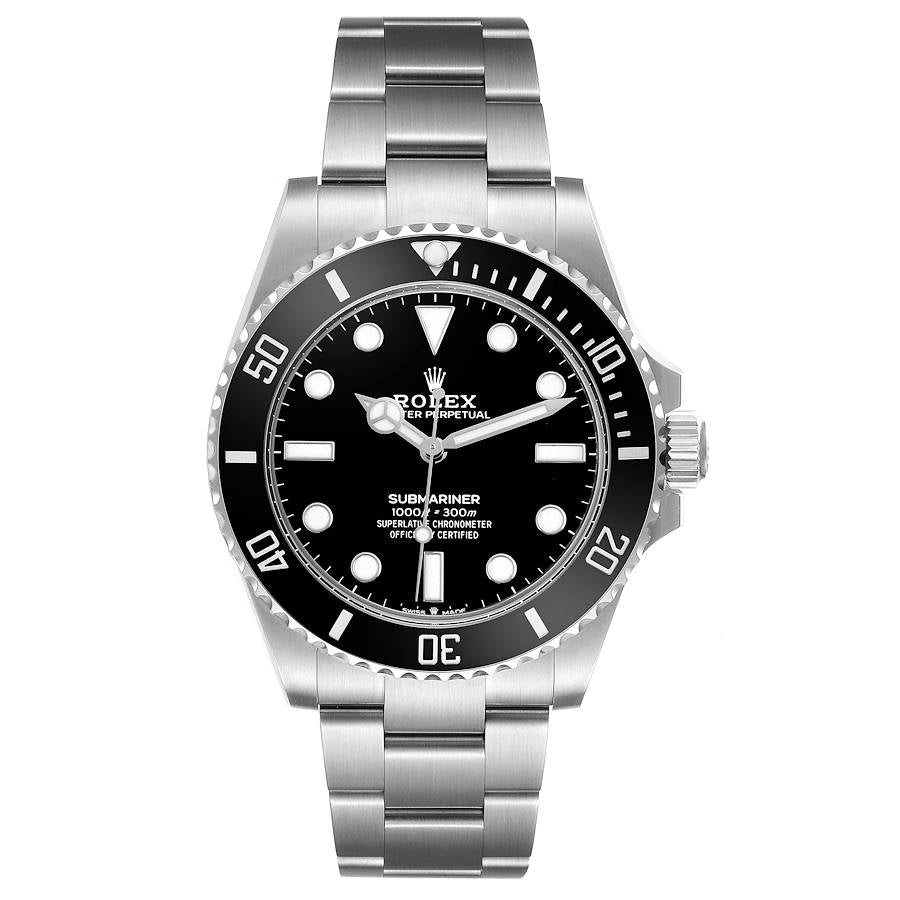 Rolex Submariner No Date Steel Ceramic Bezel Mens Watch