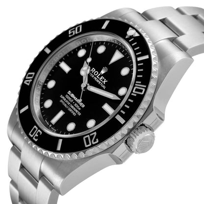 Rolex Submariner No Date Steel Ceramic Bezel Mens Watch