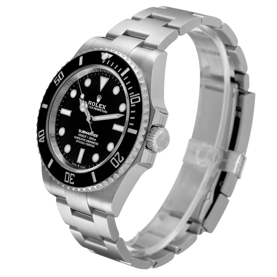 Rolex Submariner No Date Steel Ceramic Bezel Mens Watch