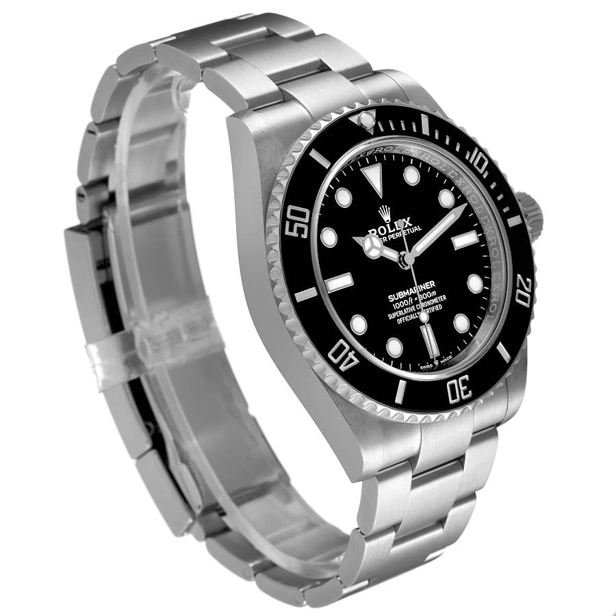 Rolex Submariner No Date Steel Ceramic Bezel Mens Watch