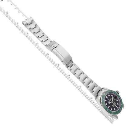 Rolex Submariner Starbucks Green Bezel Steel Mens Watch