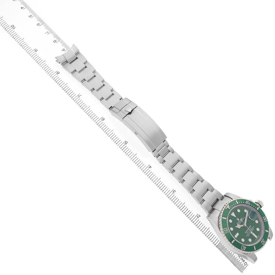 Rolex Submariner Steel Hulk Green Dial Bezel Mens Watch