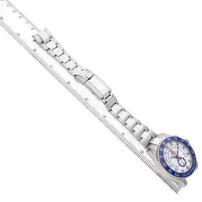 Rolex Yachtmaster II Steel Blue Cerachrom Bezel Mens Watch