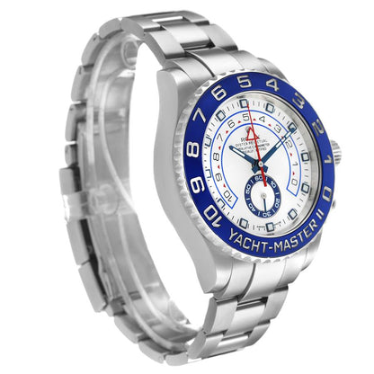 Rolex Yachtmaster II Steel Blue Cerachrom Bezel Mens Watch