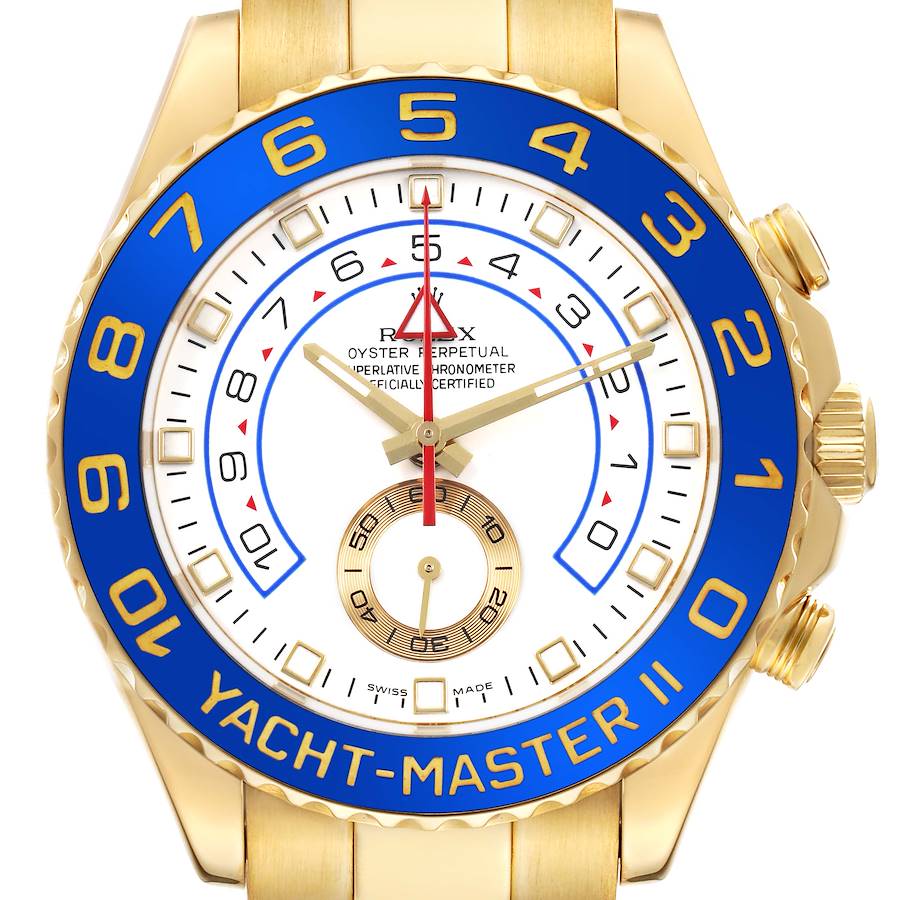 Rolex Yachtmaster II Yellow Gold Mens Watch