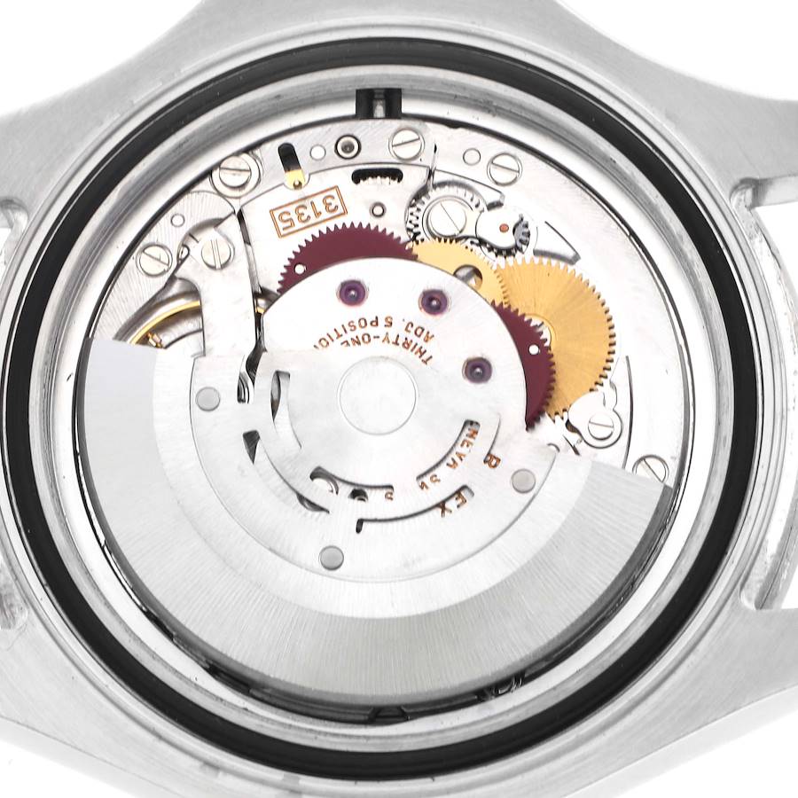 Rolex Yachtmaster Steel Platinum Dial Bezel Mens Watch